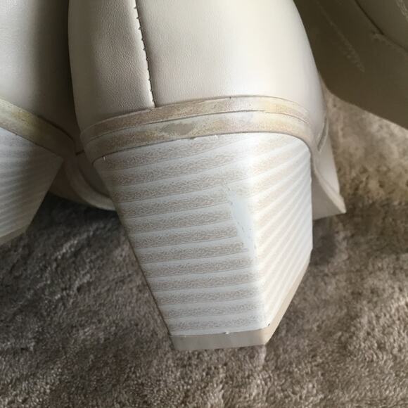 Madden NYC New Womens Redford White Cowboy, Western Boots Size 8 - Picture 6 of 7